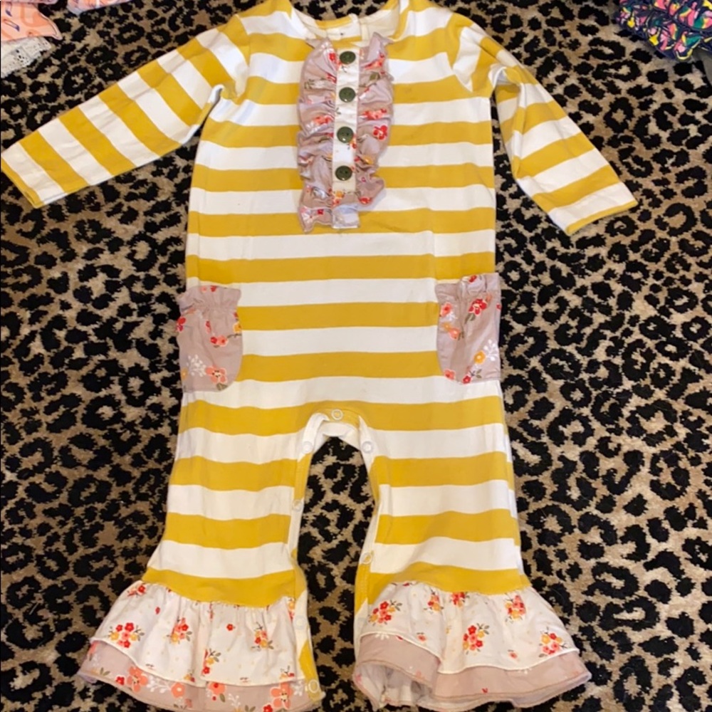 Ricrac and Ruffles Romper